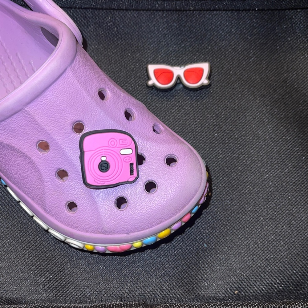 JIBBITZ. Set of two Girly Jibbitz. Croc not included.